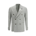 Blazer en laine bicolore Lardini