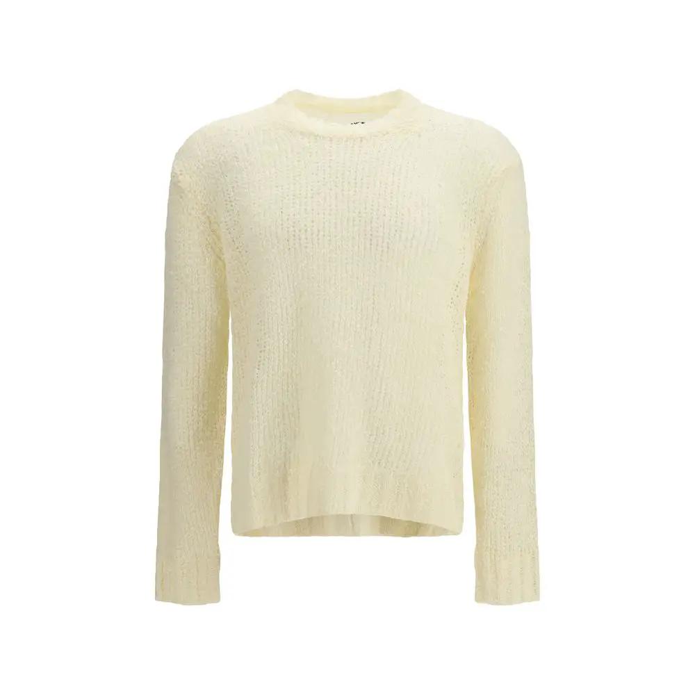 Sweat-shirt bicolore en lin Jil Sander