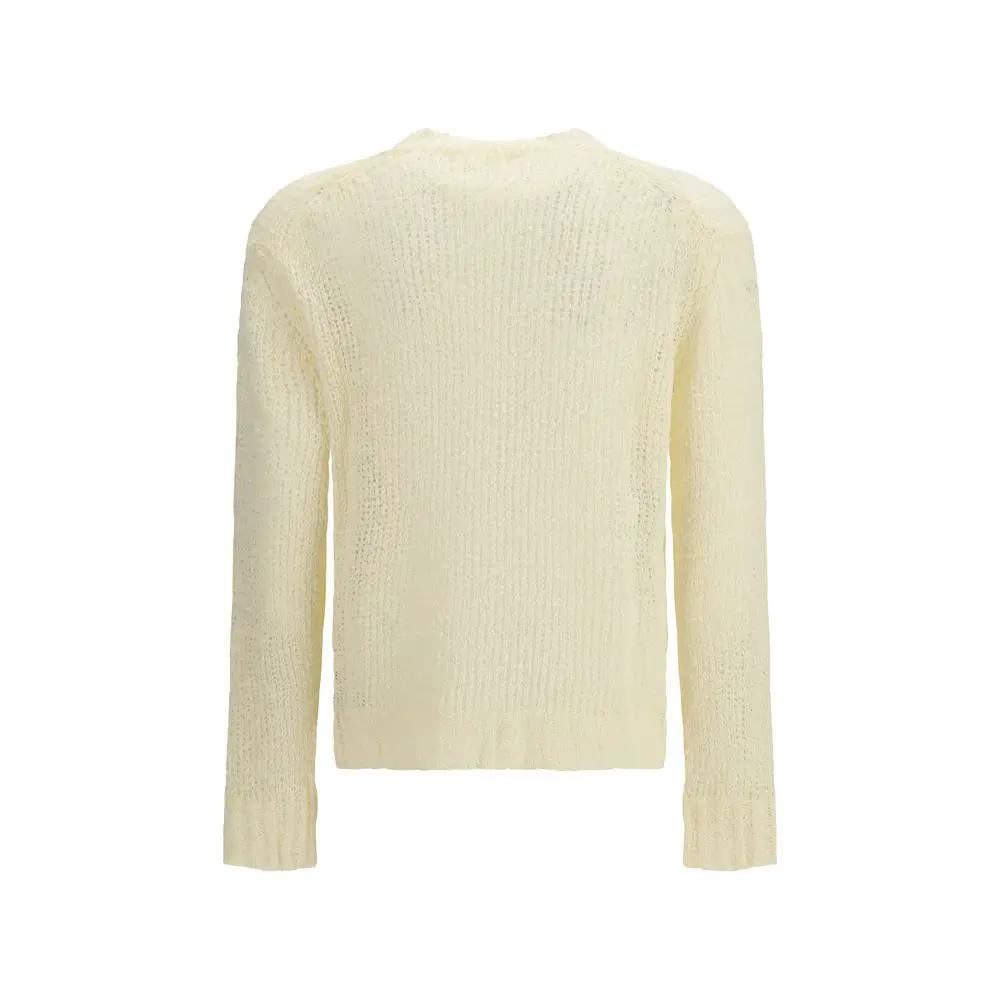 Sweat-shirt bicolore en lin Jil Sander