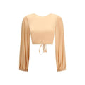 Kristina Ti Orange Silk Blouse
