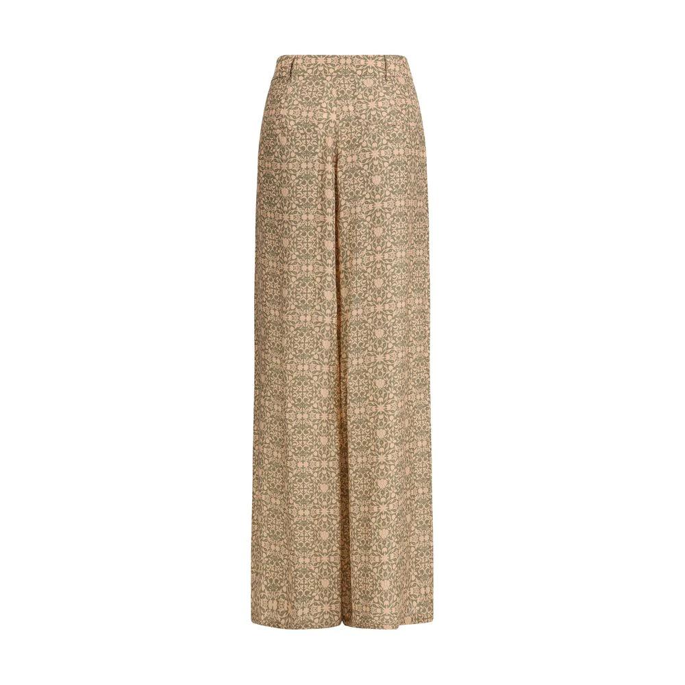 Kristina Ti Multicolor Viscose Casual Pants