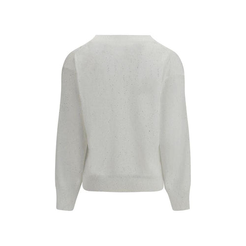 Brunello Cucinelli T-shirt en lin blanc