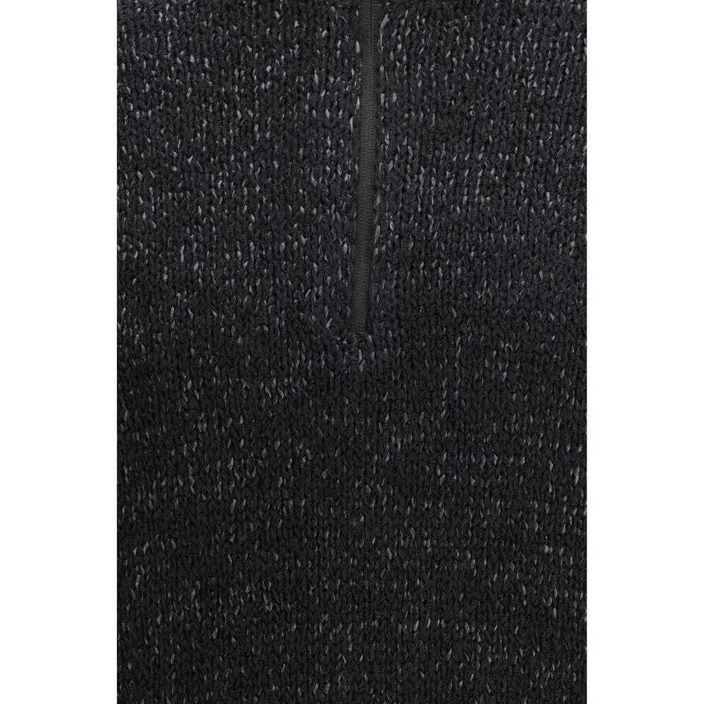Sweat-shirt LAMINAR en coton noir