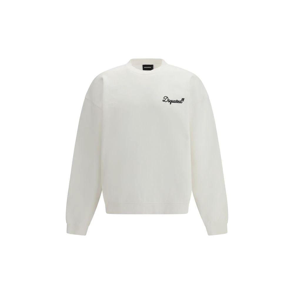 Sweat-shirt blanc en coton Dsquared²
