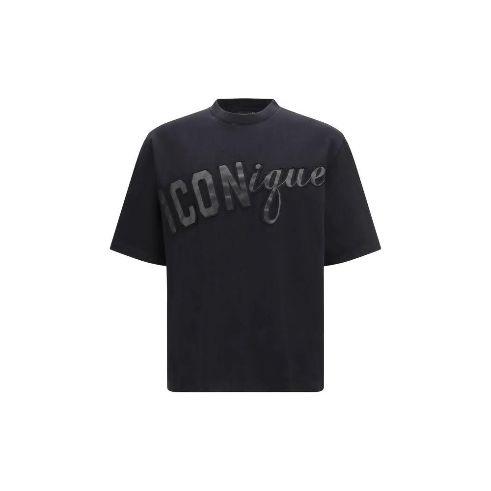 T-shirt en coton noir Dsquared²