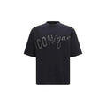 T-shirt en coton noir Dsquared²