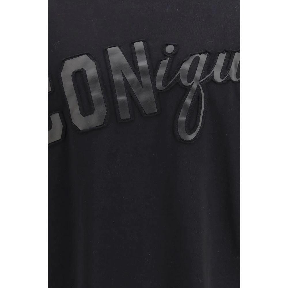 T-shirt en coton noir Dsquared²