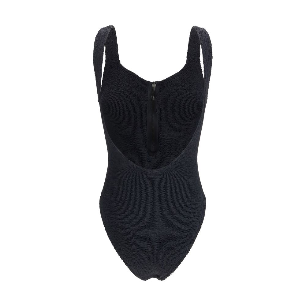 Hunza G Black Polyamide One-Piece Swimsuit