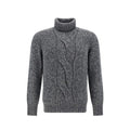 Pull en cachemire gris Brunello Cucinelli