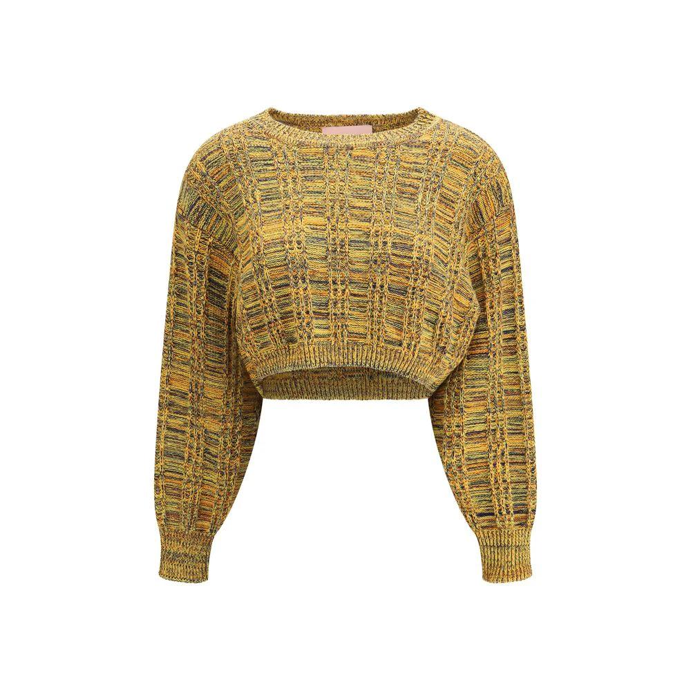 Sweat-shirt en coton multicolore Kristina Ti