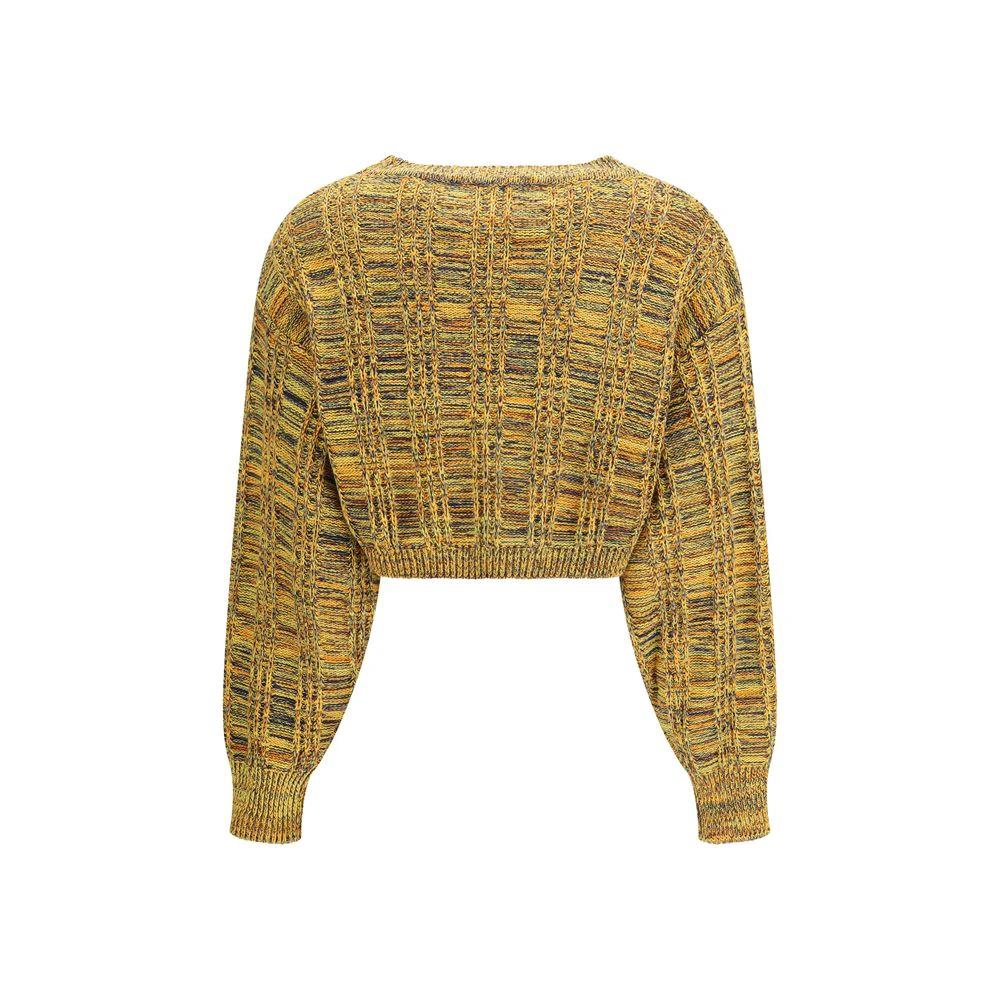 Sweat-shirt en coton multicolore Kristina Ti