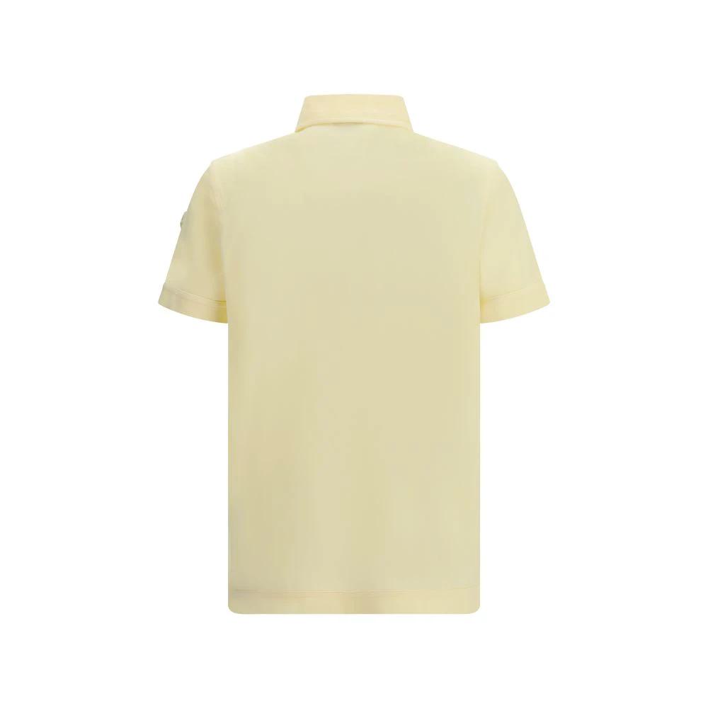 Polo Moncler bicolore en coton