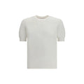 T-shirt en coton blanc Brunello Cucinelli