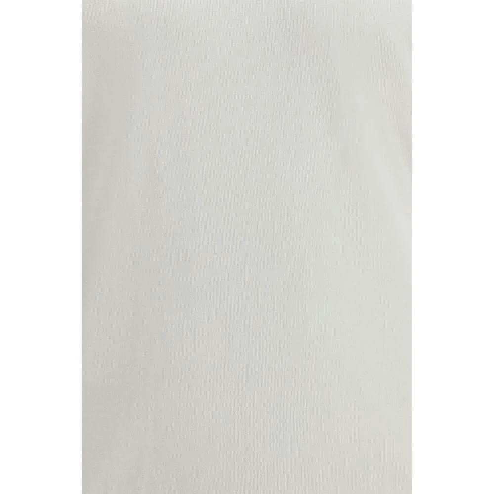 T-shirt en coton blanc Brunello Cucinelli