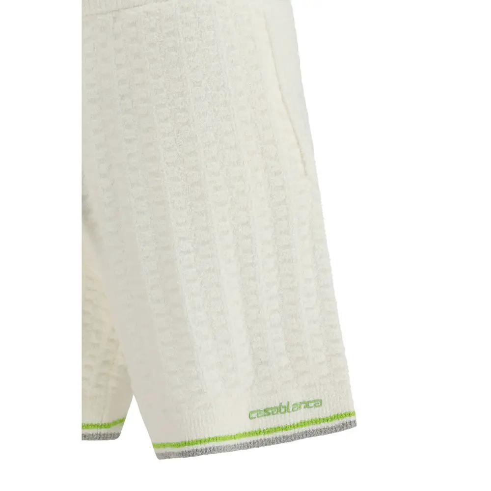 Casablanca White Cotton Bermuda Shorts