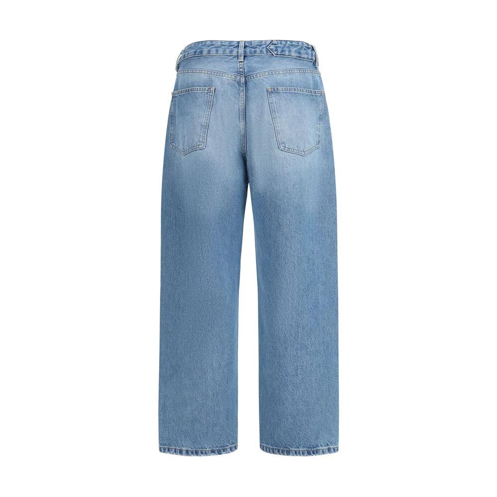 Jean bleu en polyester denim Jacquemus