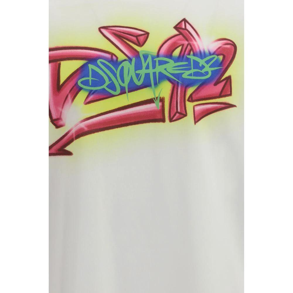 Dsquared² White Cotton T-Shirt