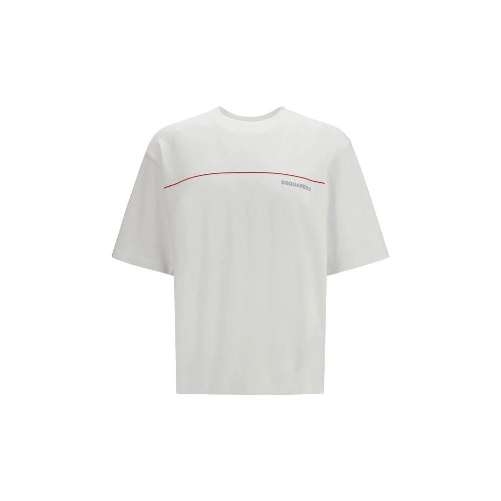 Dsquared² White Cotton T-Shirt Dsquared²