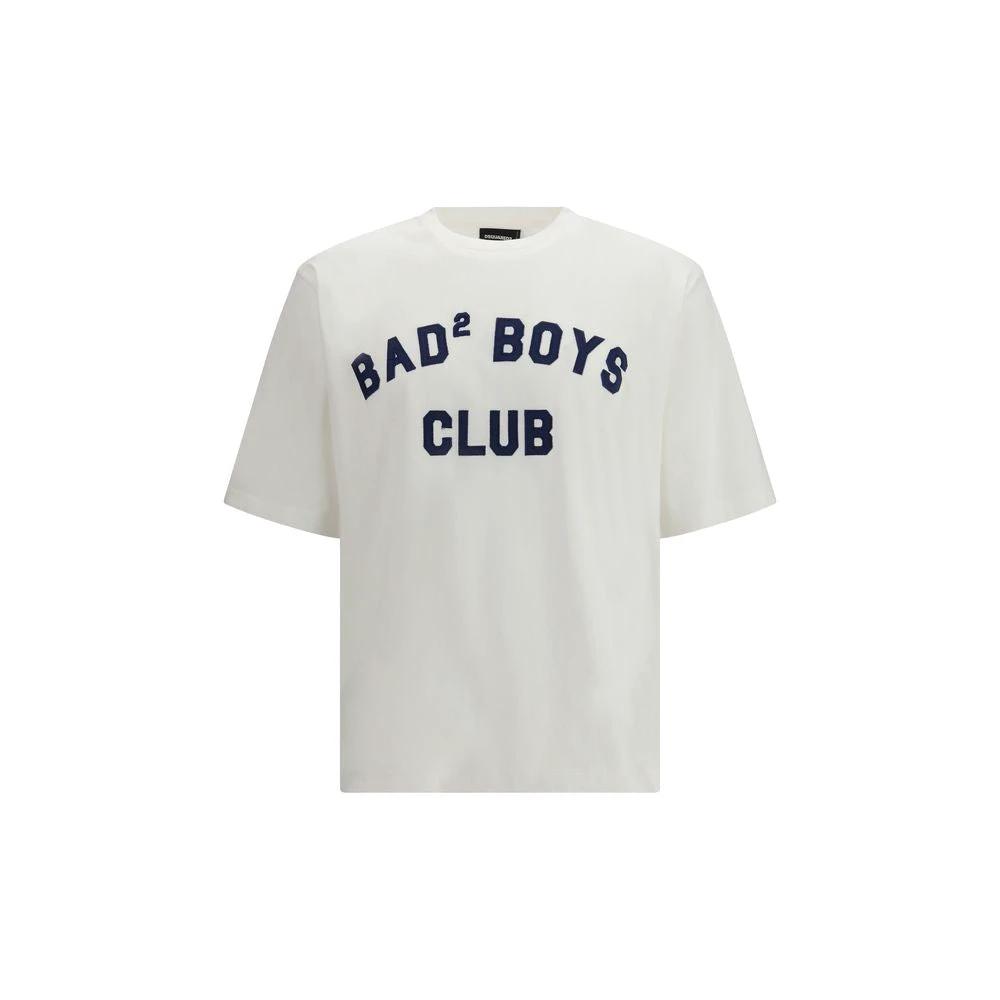Dsquared² White Cotton T-Shirt Dsquared²