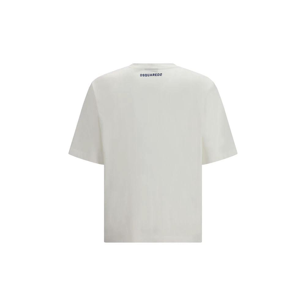 Dsquared² White Cotton T-Shirt Dsquared²