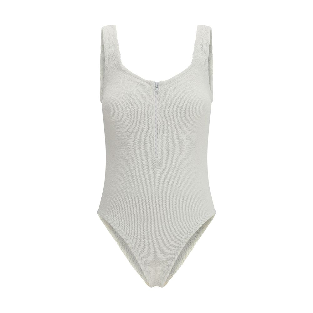 Maillot de bain une pièce Hunza G blanc en polyamide