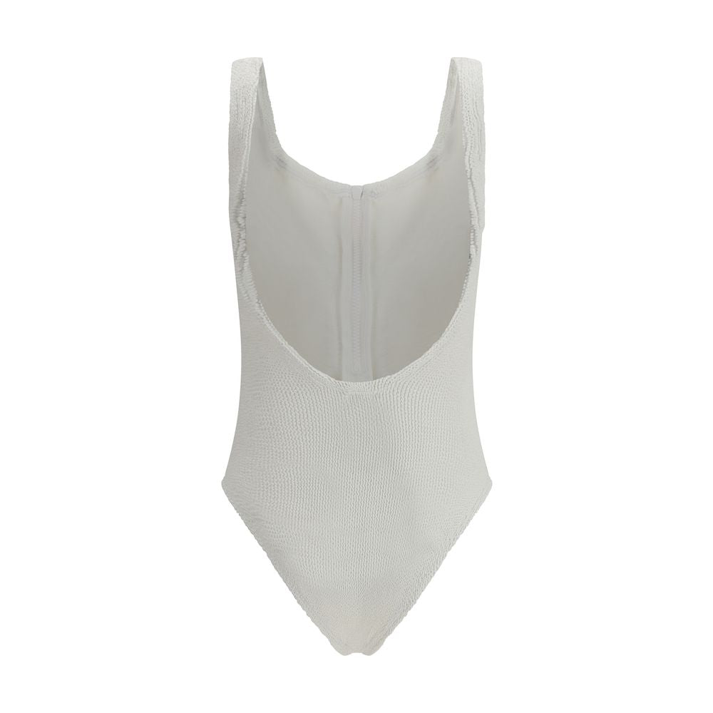 Maillot de bain une pièce Hunza G blanc en polyamide