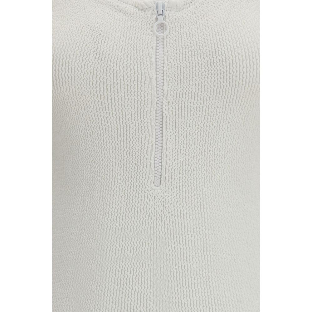 Maillot de bain une pièce Hunza G blanc en polyamide