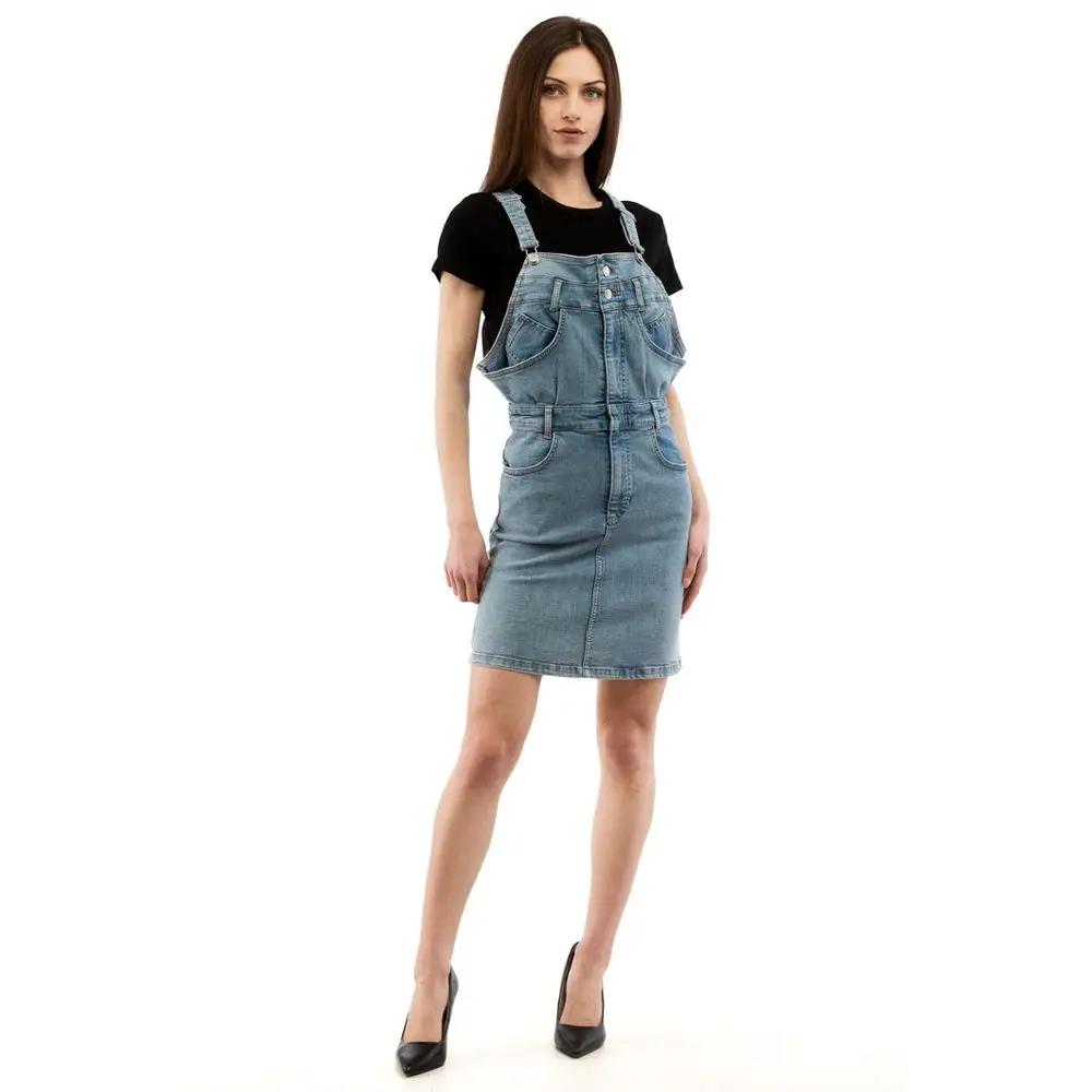 Moschino Multicolor Cotton Casual Dress