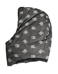 Dolce & Gabbana Black Logo Print Whole Head Wrap Capello Hat Dolce & Gabbana