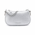 Michael Kors Gray Leather Shoulder Bag
