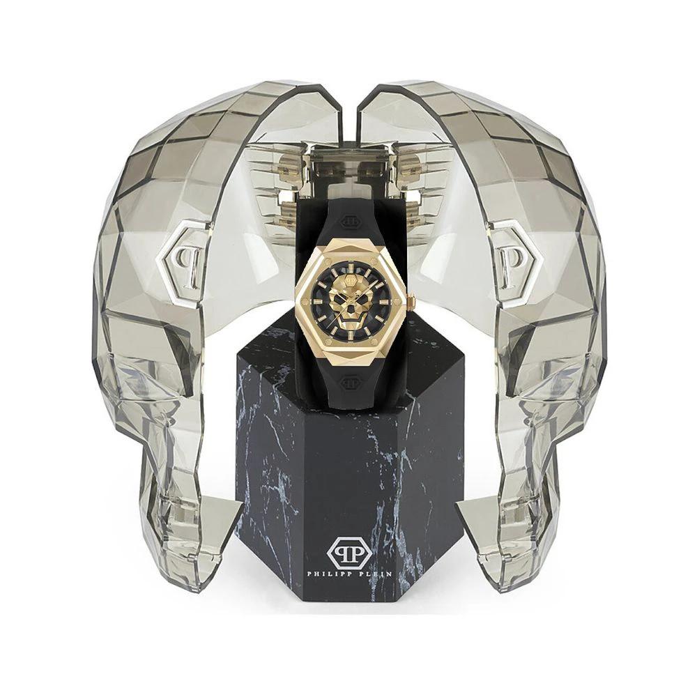 Philipp Plein Black Synthetic Dress Watch