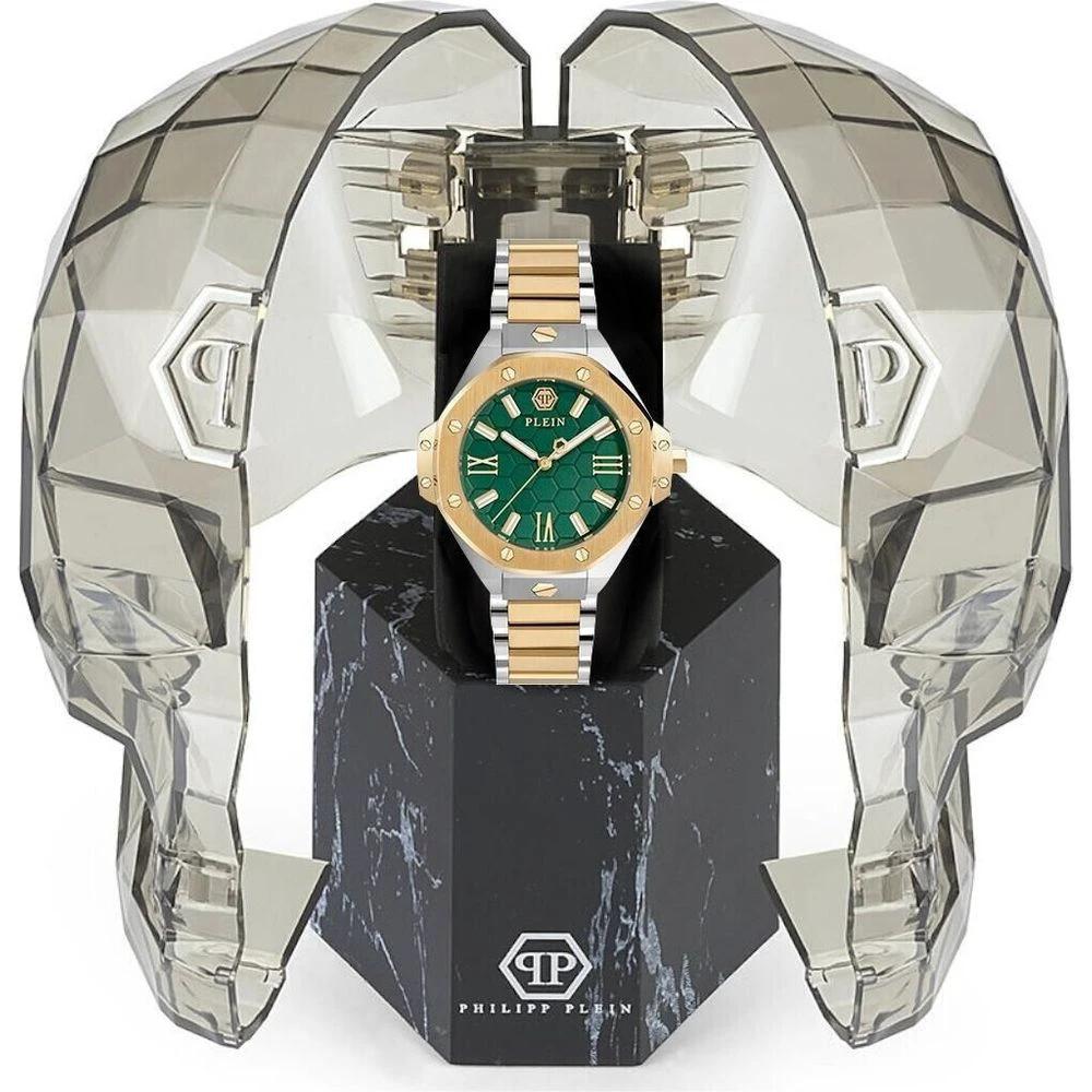 Philipp Plein Gold Stainless Steel Dress Watch