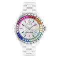 Montre habillée en céramique blanche Philipp Plein
