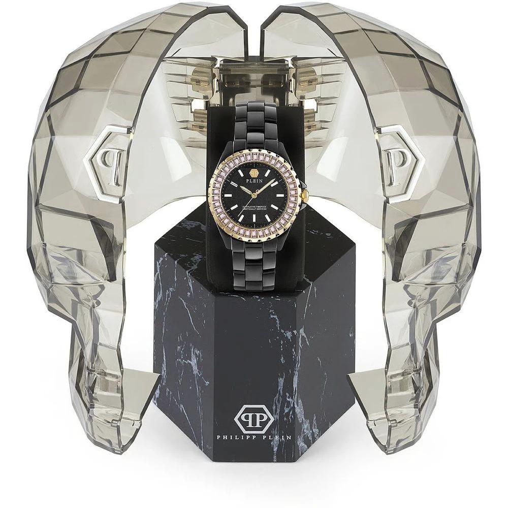 Philipp Plein Black Ceramic Dress Watch