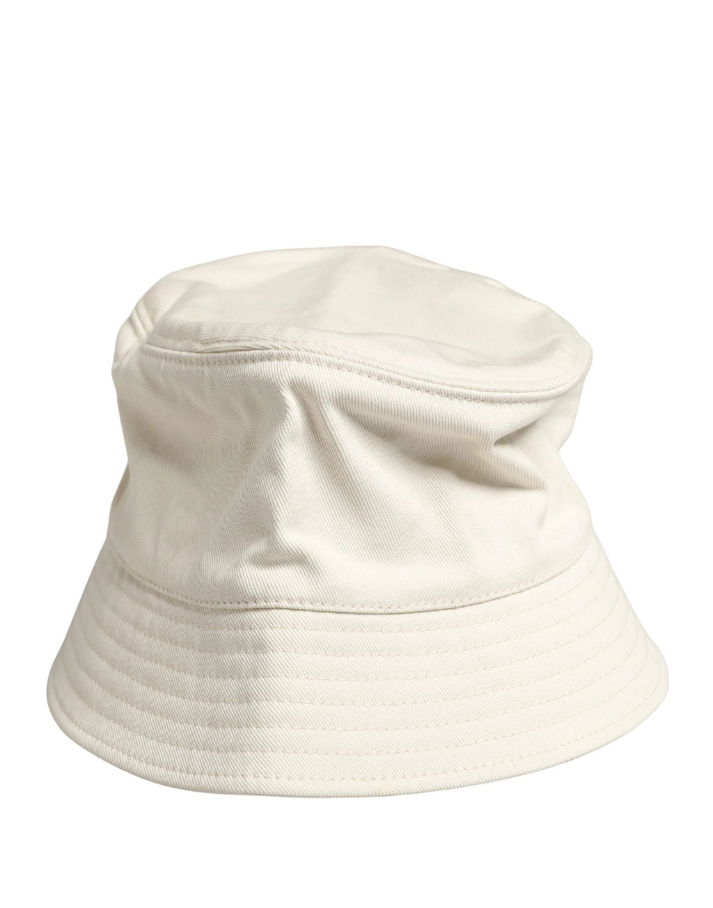 Dolce & Gabbana Men White Cotton Bucket Fisherman Capello Hat