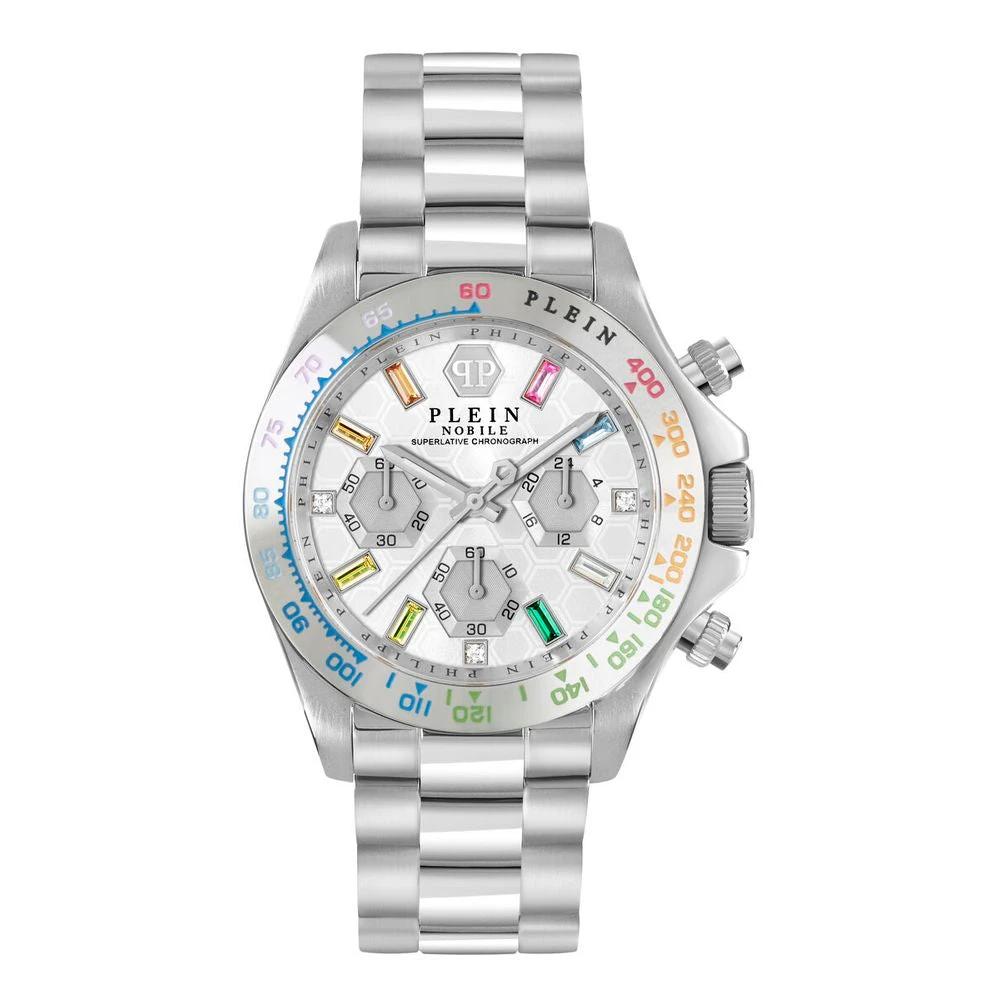 Philipp Plein Gray Stainless Steel Dress Watch