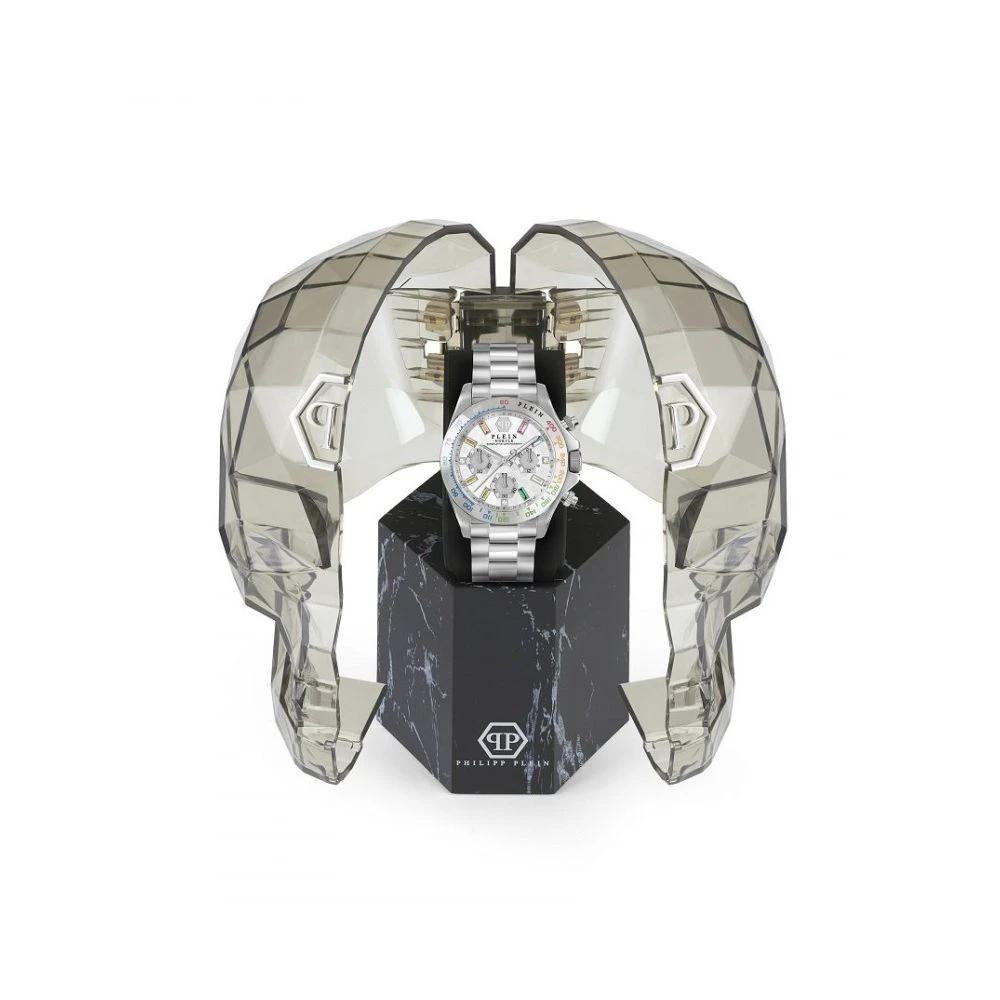 Philipp Plein Gray Stainless Steel Dress Watch