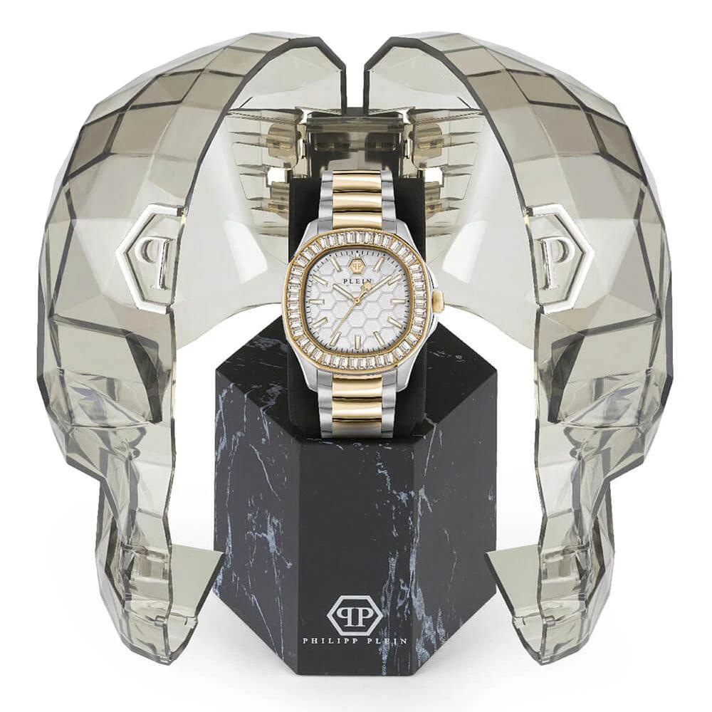 Philipp Plein Gold Stainless Steel Dress Watch