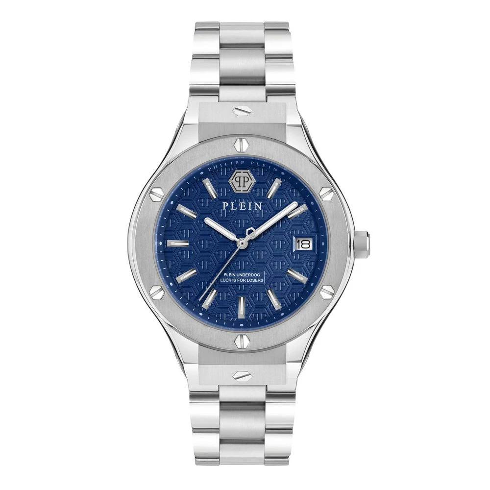 Philipp Plein Gray Stainless Steel Dress Watch