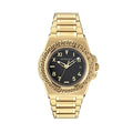 Montre habillée Versace en acier inoxydable doré