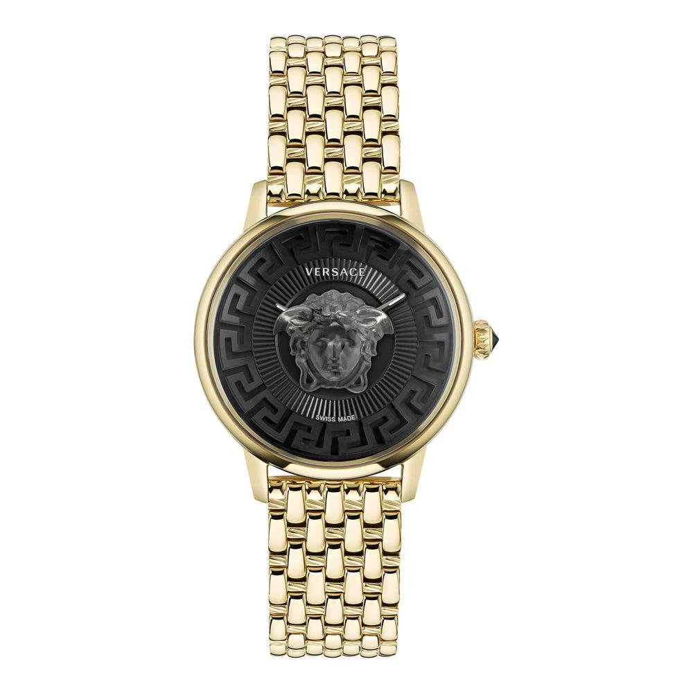 Versace Gold Stainless Steel Dress Watch Versace