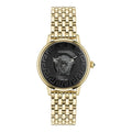 Versace Gold Stainless Steel Dress Watch Versace