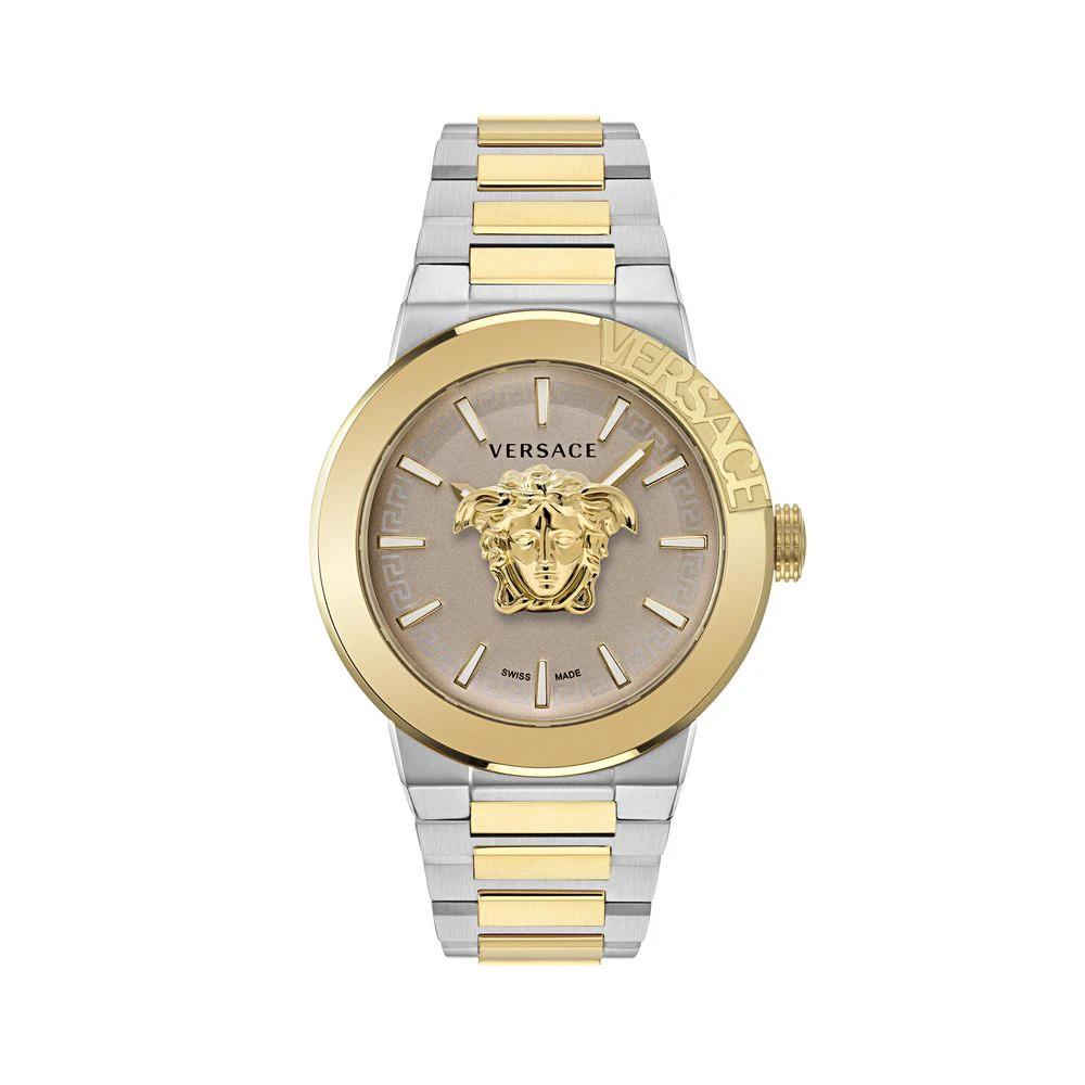 Montre habillée Versace en acier inoxydable doré