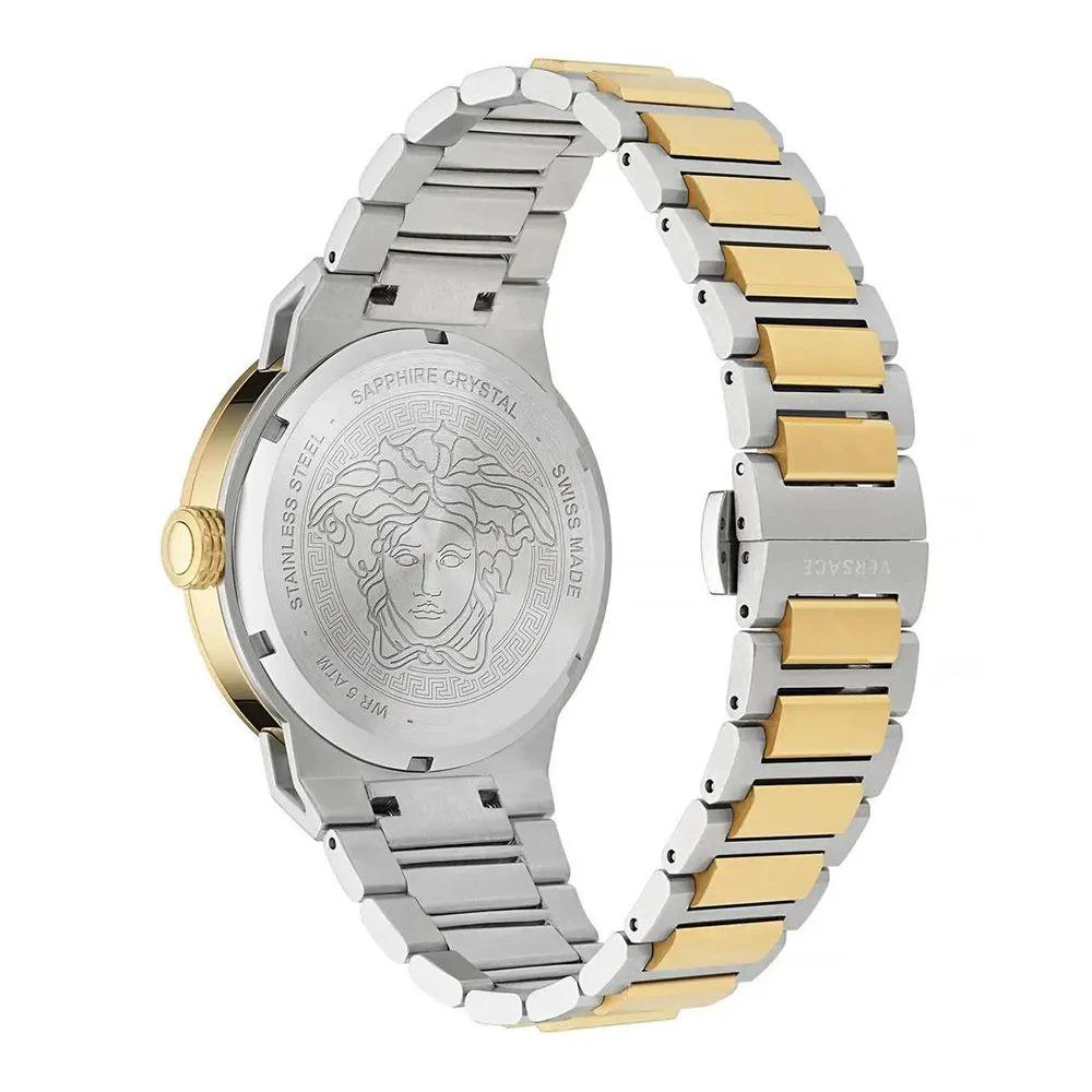 Montre habillée Versace en acier inoxydable doré