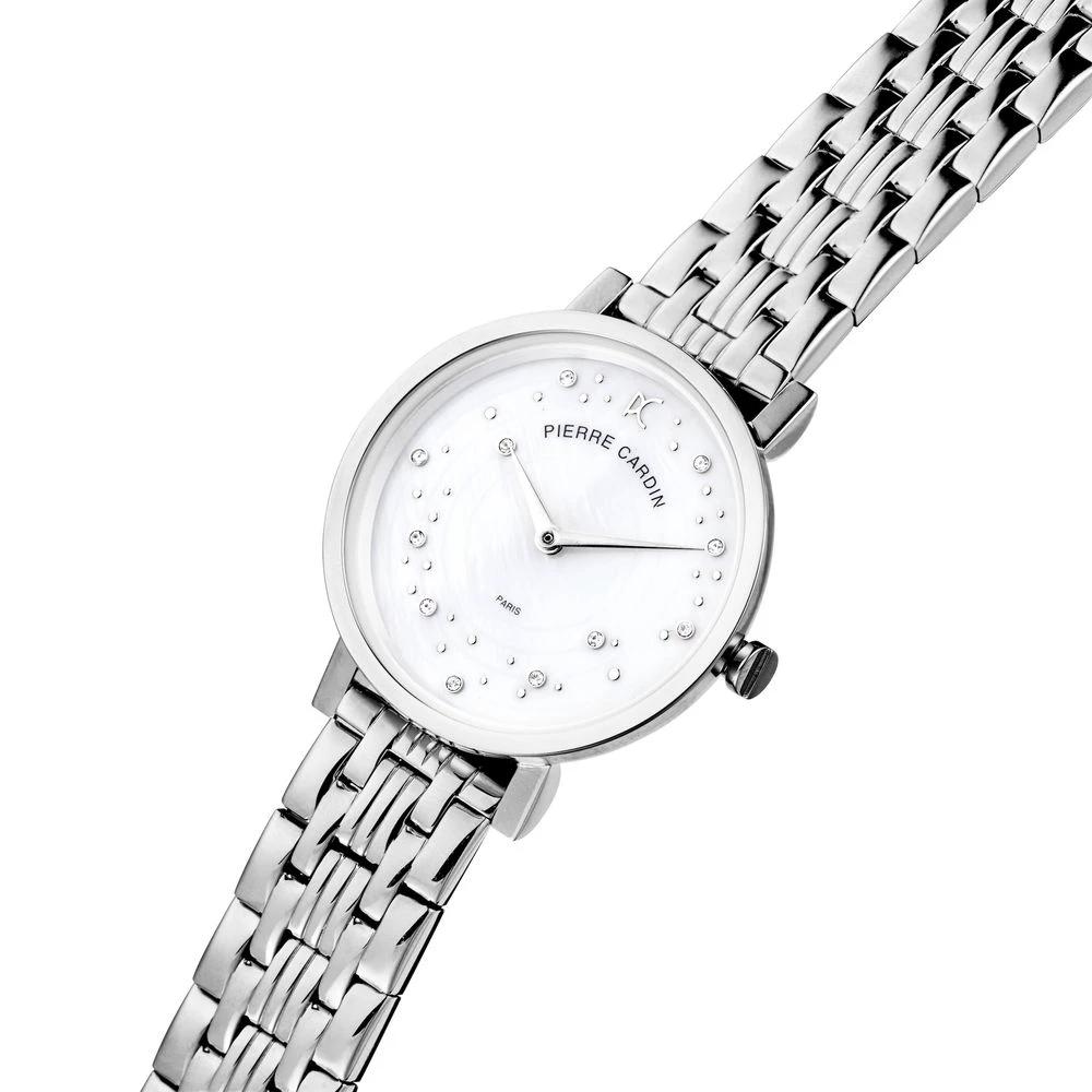 Pierre Cardin Gray Stainless Steel Dress Watch