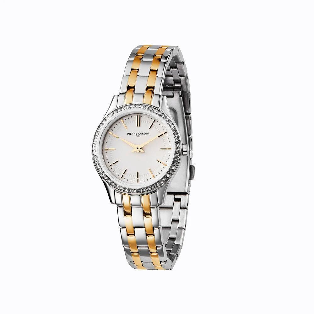 Pierre Cardin Gray Stainless Steel Dress Watch