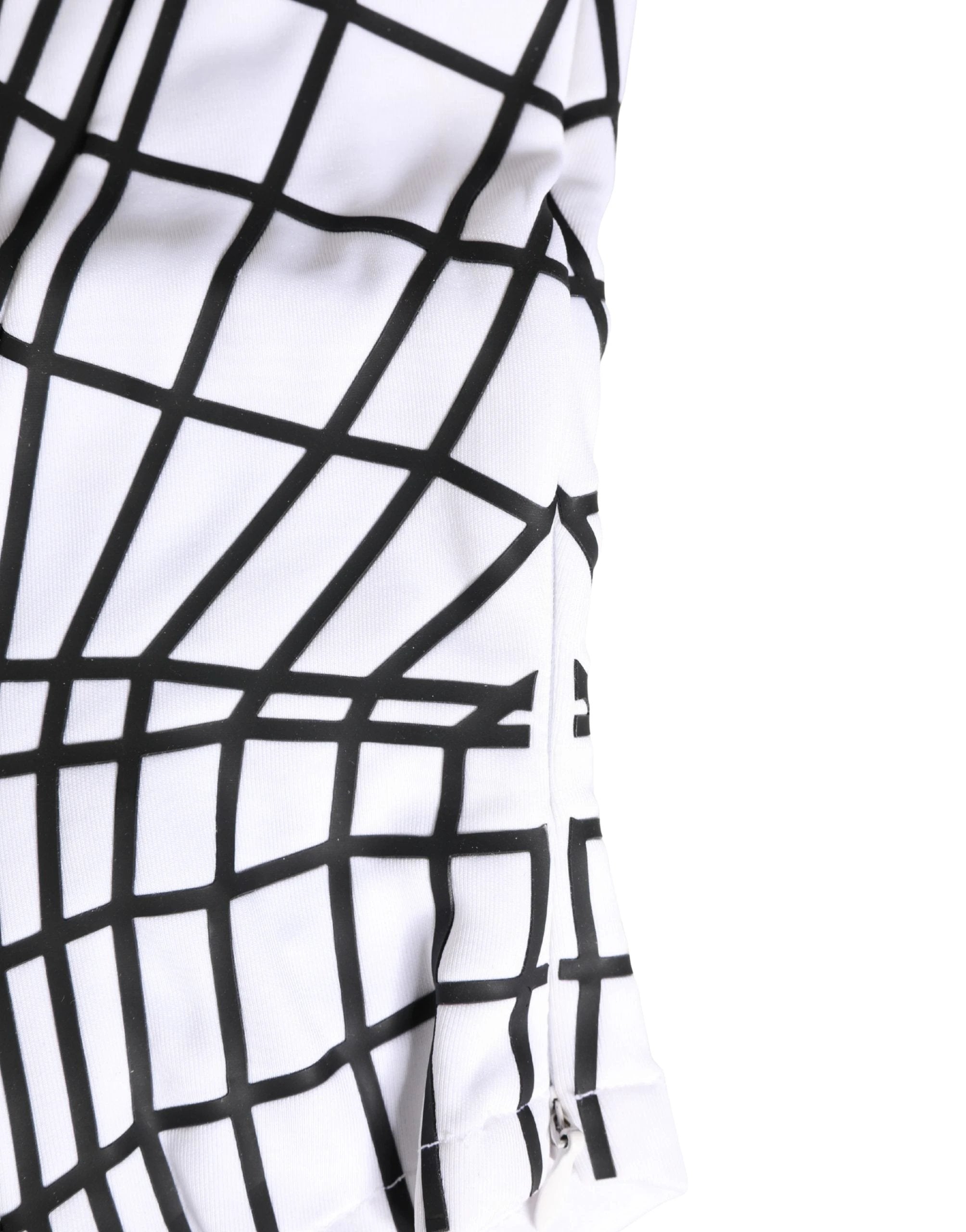 Dolce & Gabbana Men White Stripes Nylon Ski Mask Balaclava Hat