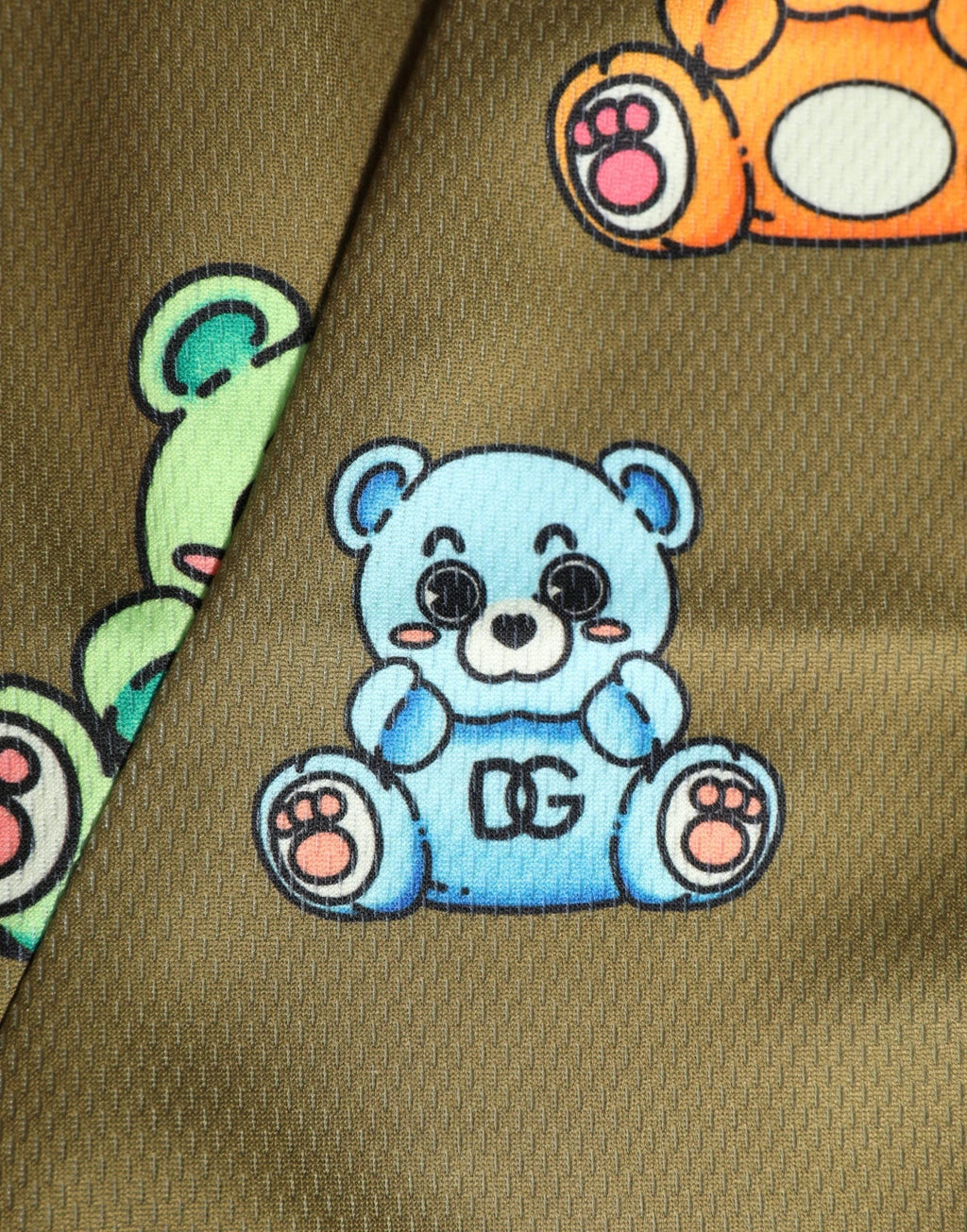 Dolce & Gabbana Men Brown Bears Polyester Ski Mask Balaclava Hat