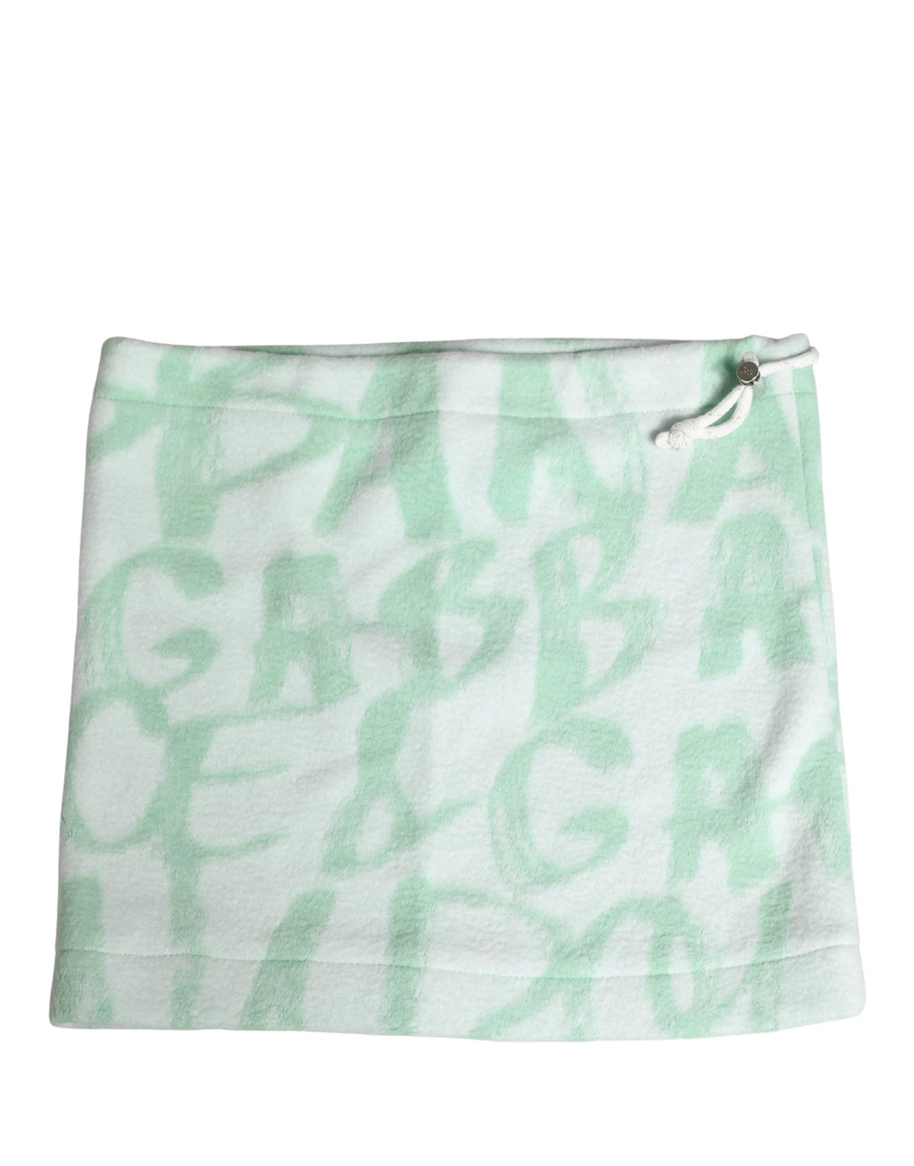 Tour de cou Dolce &amp; Gabbana pour homme, en nylon blanc imprimé logo.