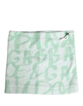 Tour de cou Dolce &amp; Gabbana pour homme, en nylon blanc imprimé logo.